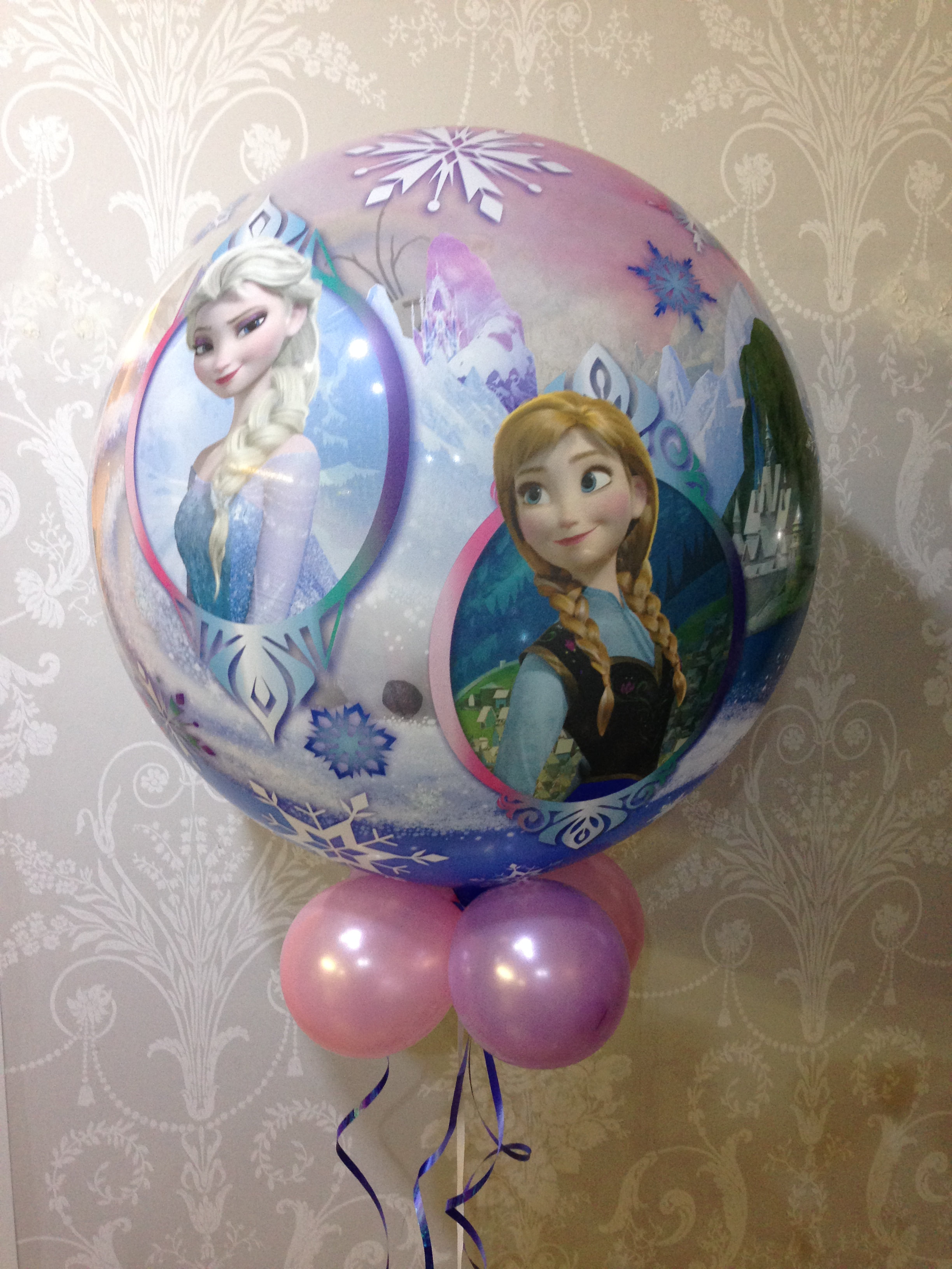 Frozen Bubble Balloon in a box delivery